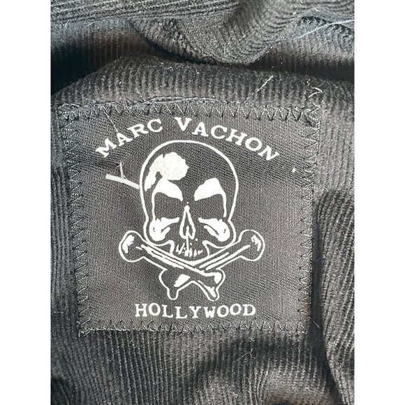 New Marc Vachon Hollywood Pine Green Velvet Fedora Rocker Hat 60cm / 24” Sz L - Picture 7 of 7